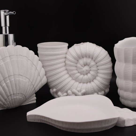 Sweet Home Collection Bathroom Accessories Set - 4 piece - Picture 2 of 5